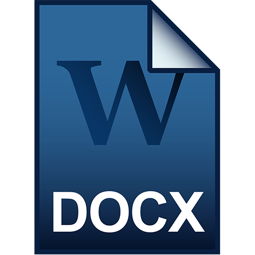 Icon for a docx file.