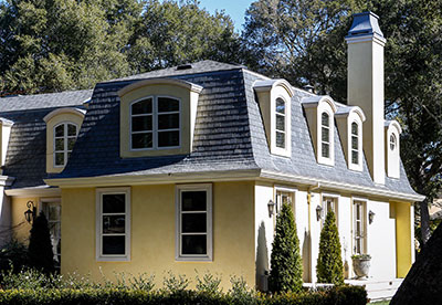 House built using Brazilian Charcoal slate.
